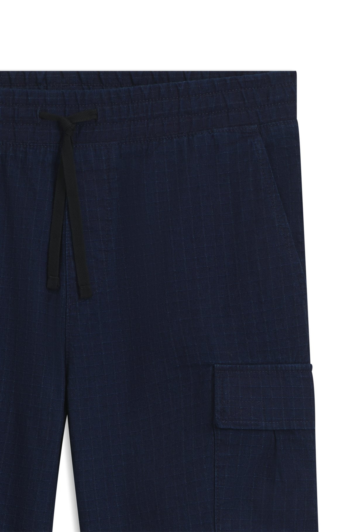 RELAXED-FIT CARGO TROUSERS IN DENIM-LOOK RIPSTOP - 6