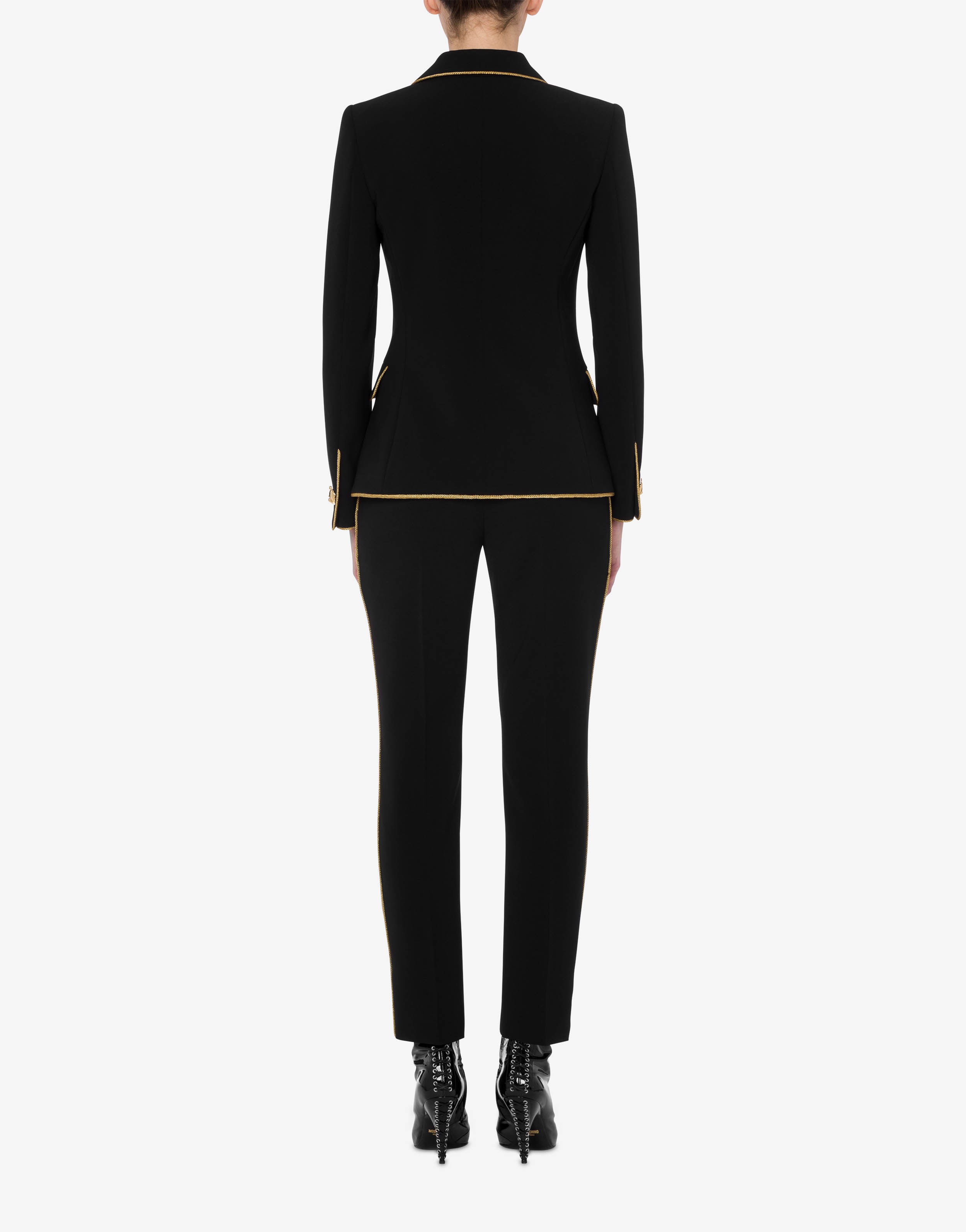 TEDDY BUTTONS CRÊPE JACKET - 3