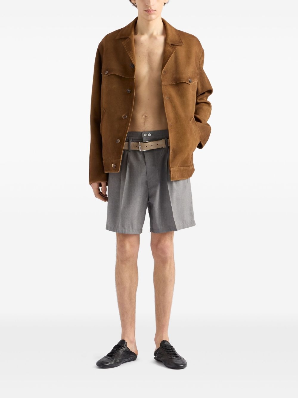 wool shorts - 2