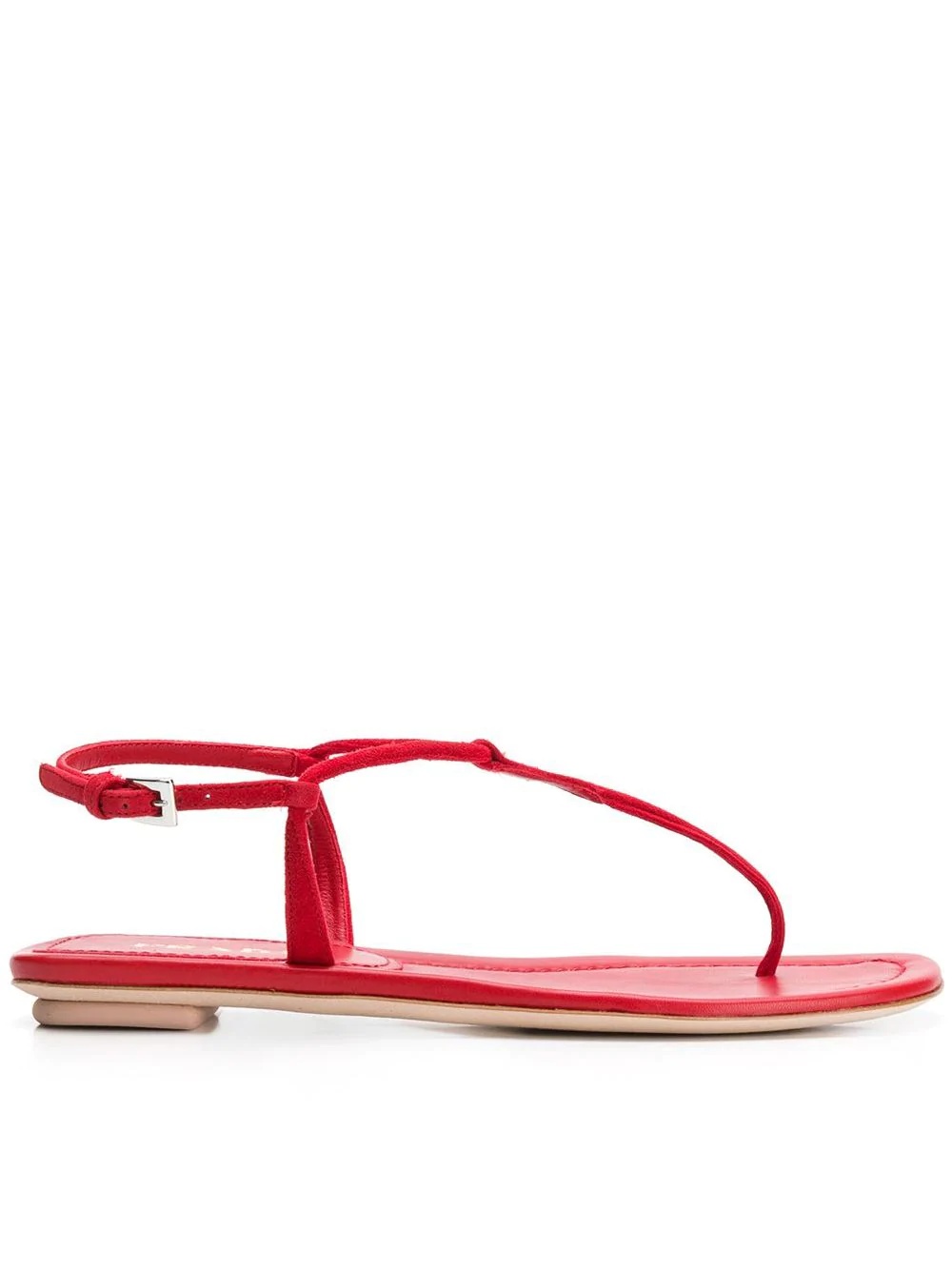 flat T-bar sandals - 1