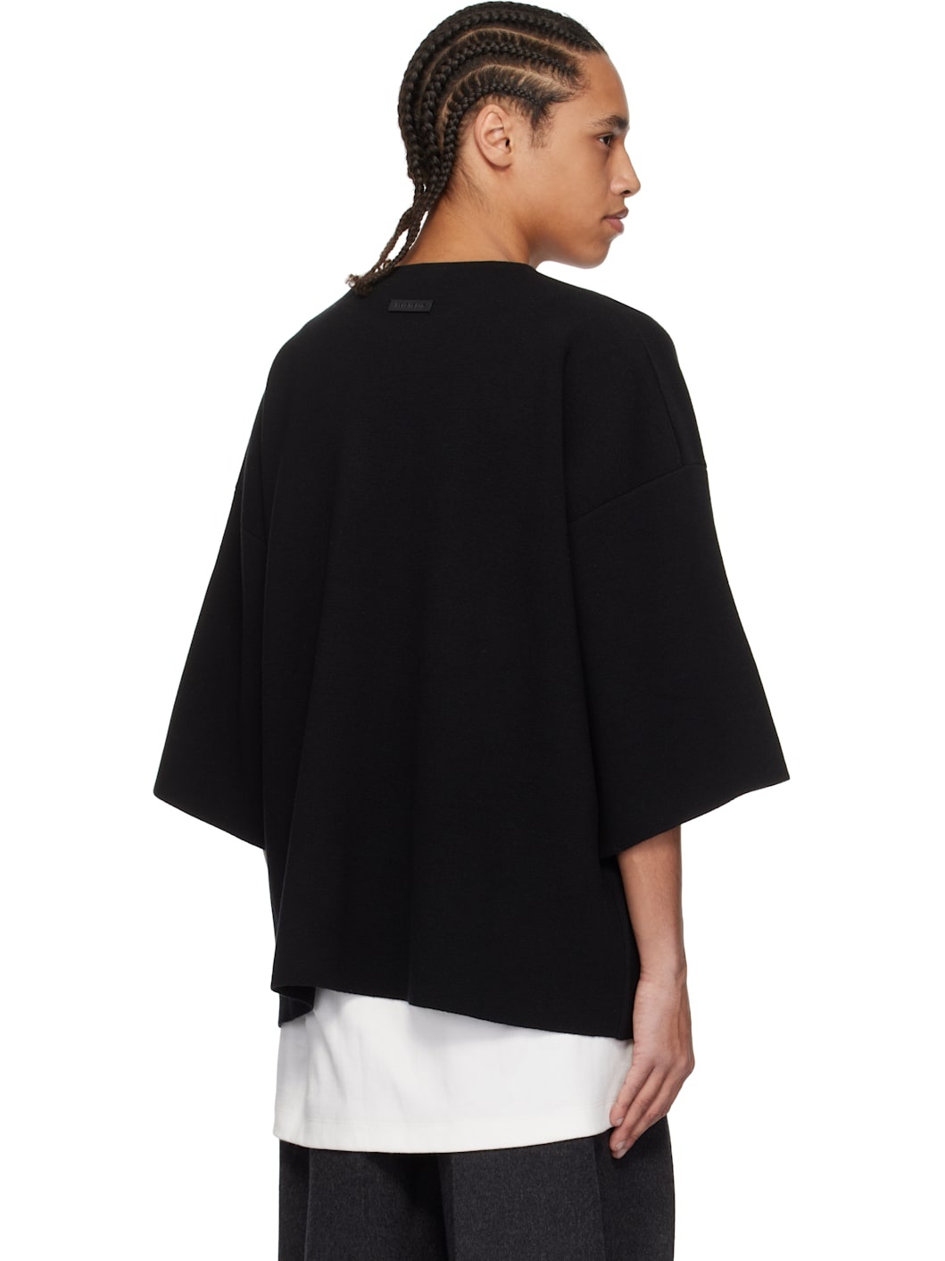 Black 'Eternal' Knit Sweater - 3
