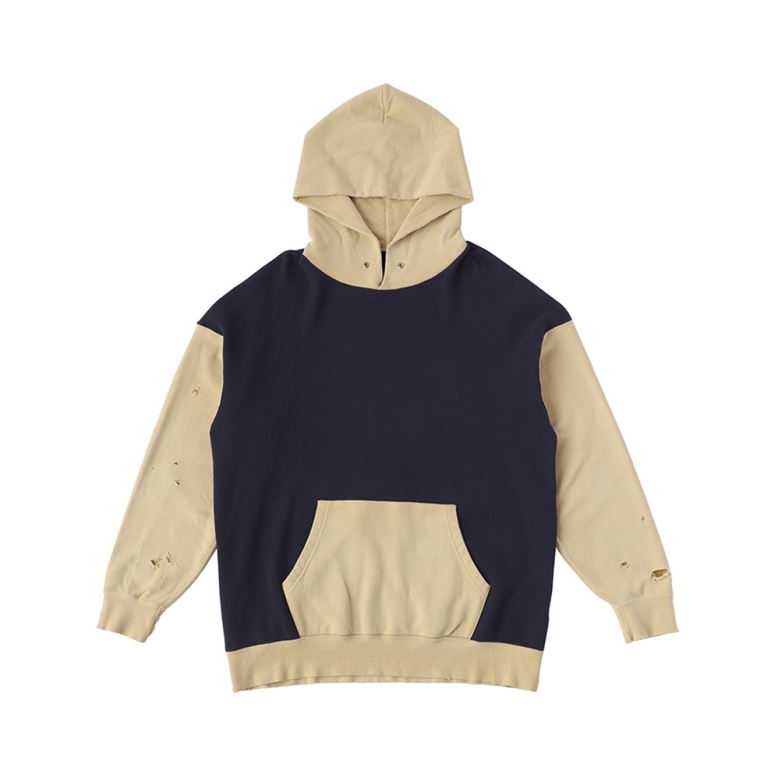 JUMBO HOODIE P.O. CRASH NAVY - 1