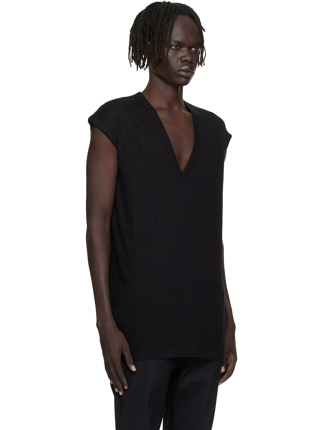 Black Concordians Deep V SL T-shirt - 2