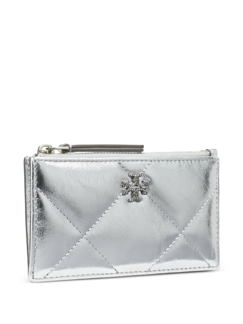 Kira diamond-quilted zip-up card case 3