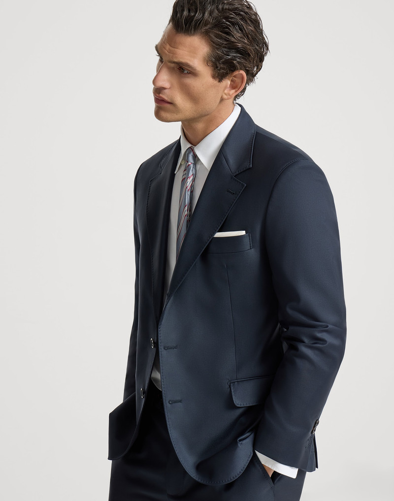 Super 150s virgin wool four season batavia twill blazer 5