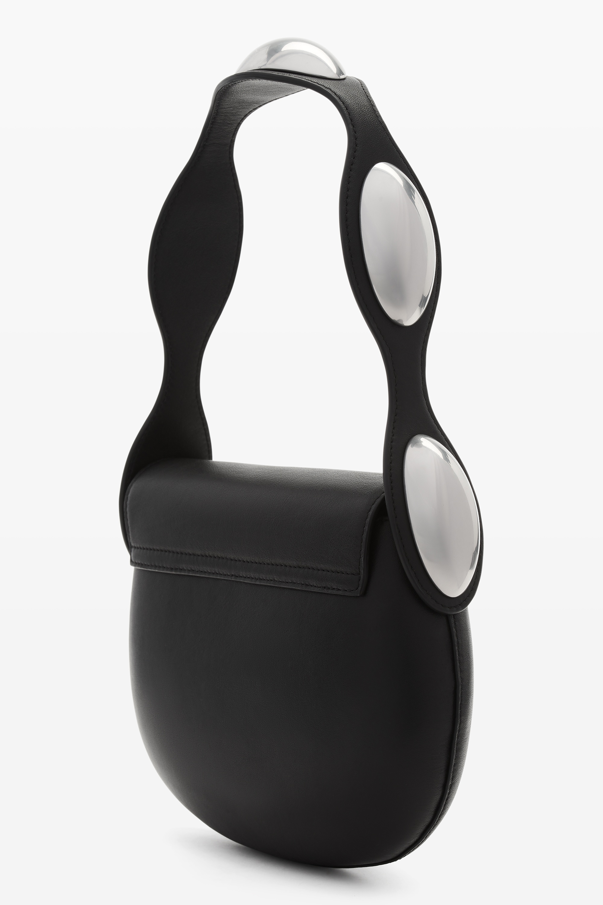 DOME SMALL SHOULDER BAG IN SMOOTH COW LEATHER - 5