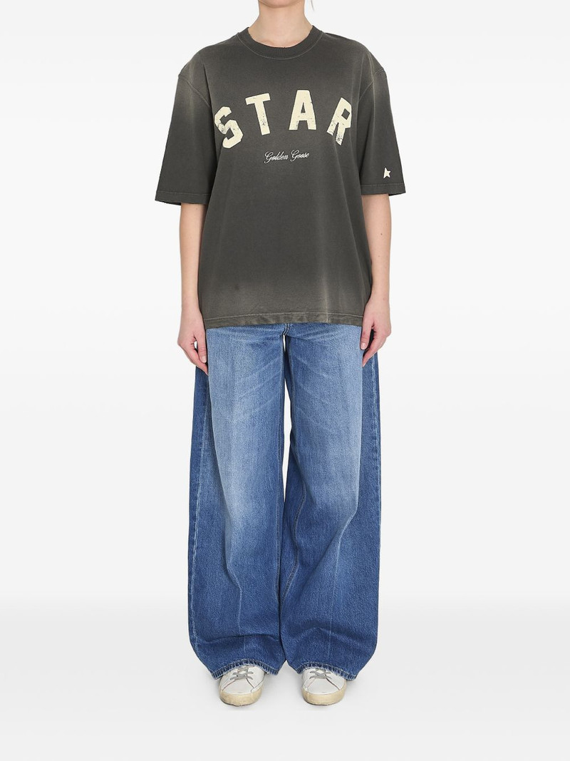 Golden Goose star-appliqué jersey T-shirt outlook