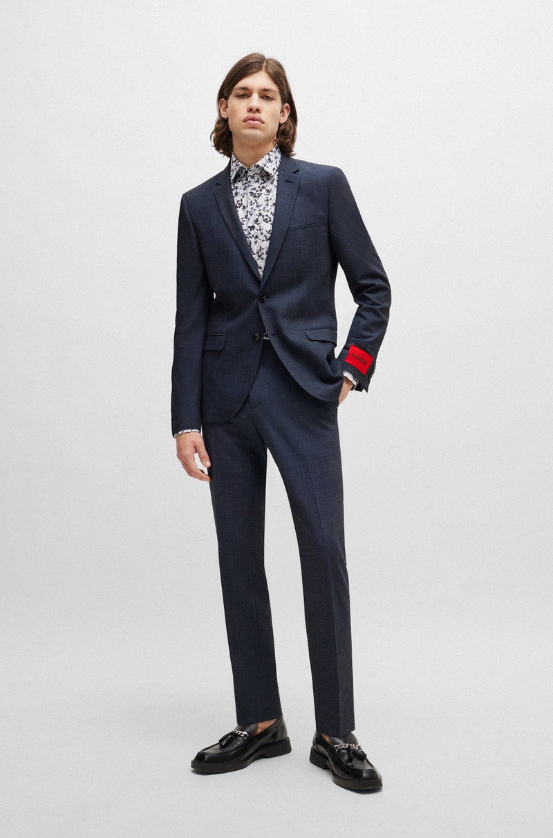 HUGO EXTRA-SLIM-FIT JACKET IN STRETCH TWILL outlook