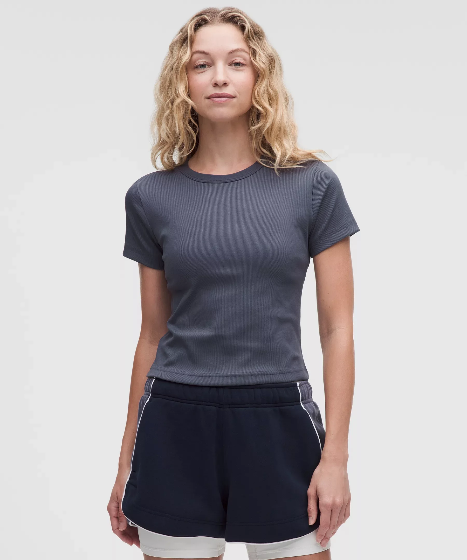 Little Ribbed Tee - 1