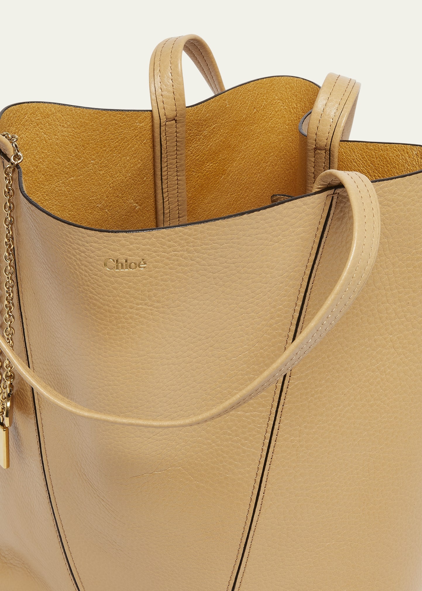 Spin Medium Tote Bag in Leather - 4