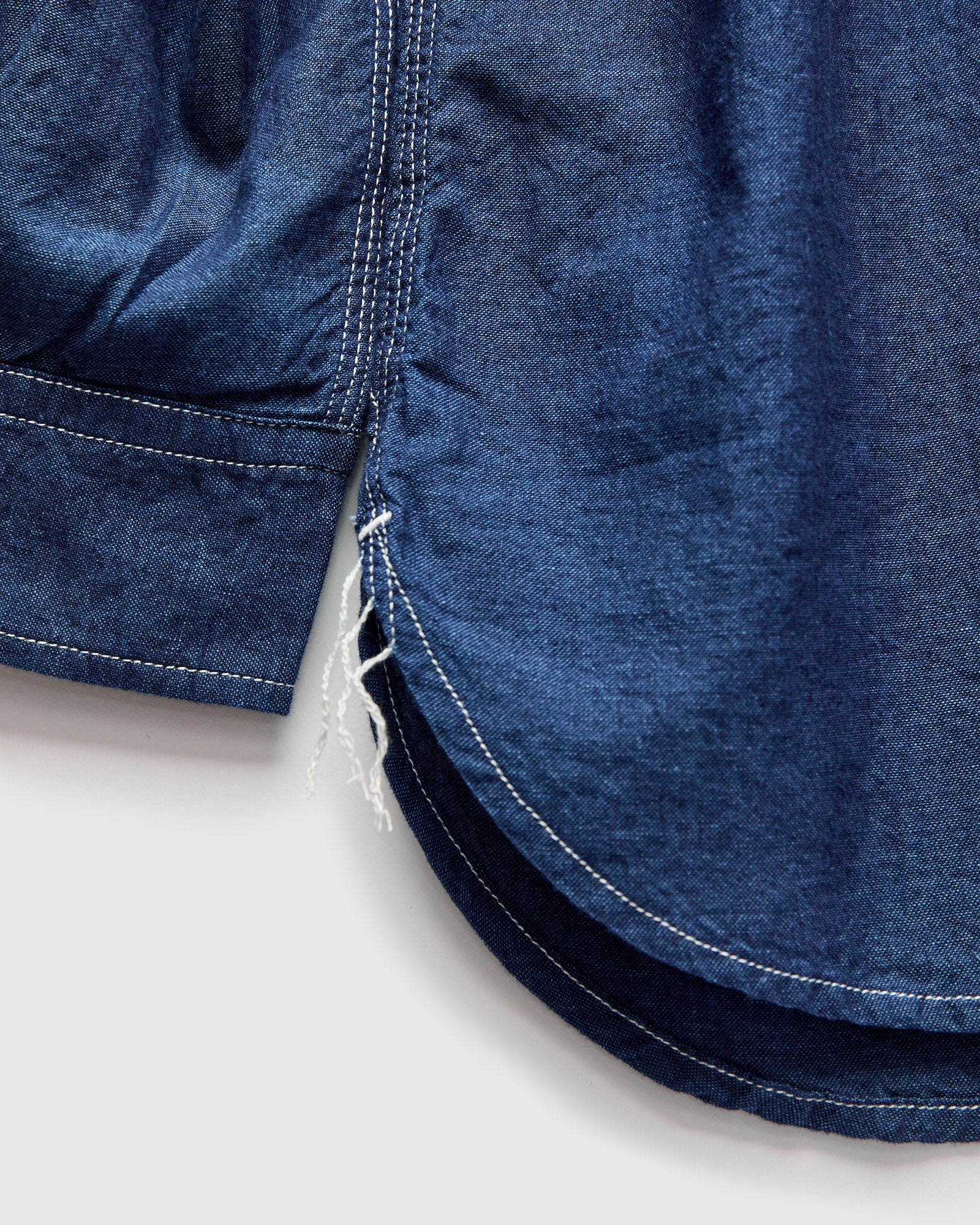 Chambray Workshirt in Indigo - 6