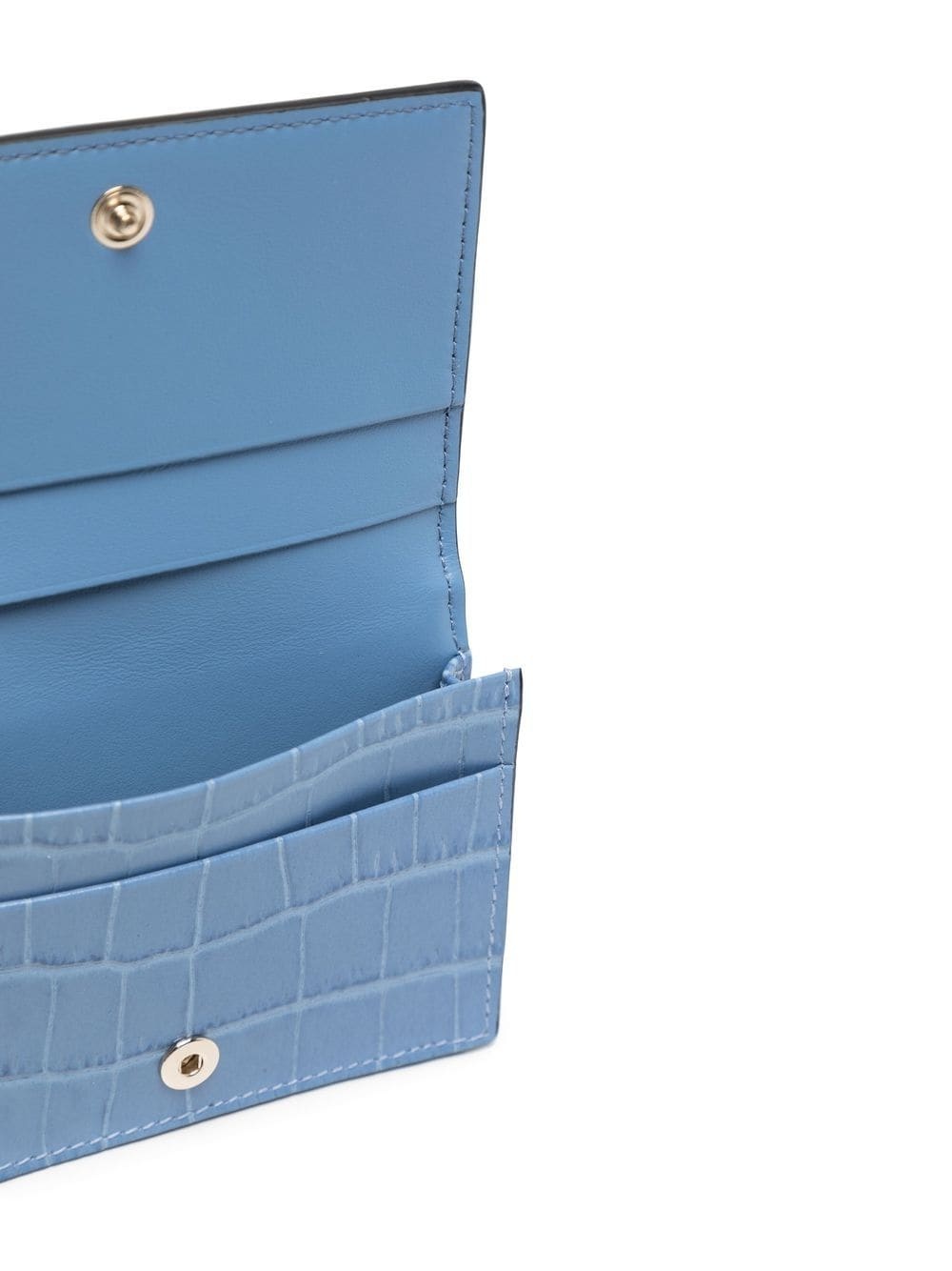 crocodile-effect leather wallet - 3