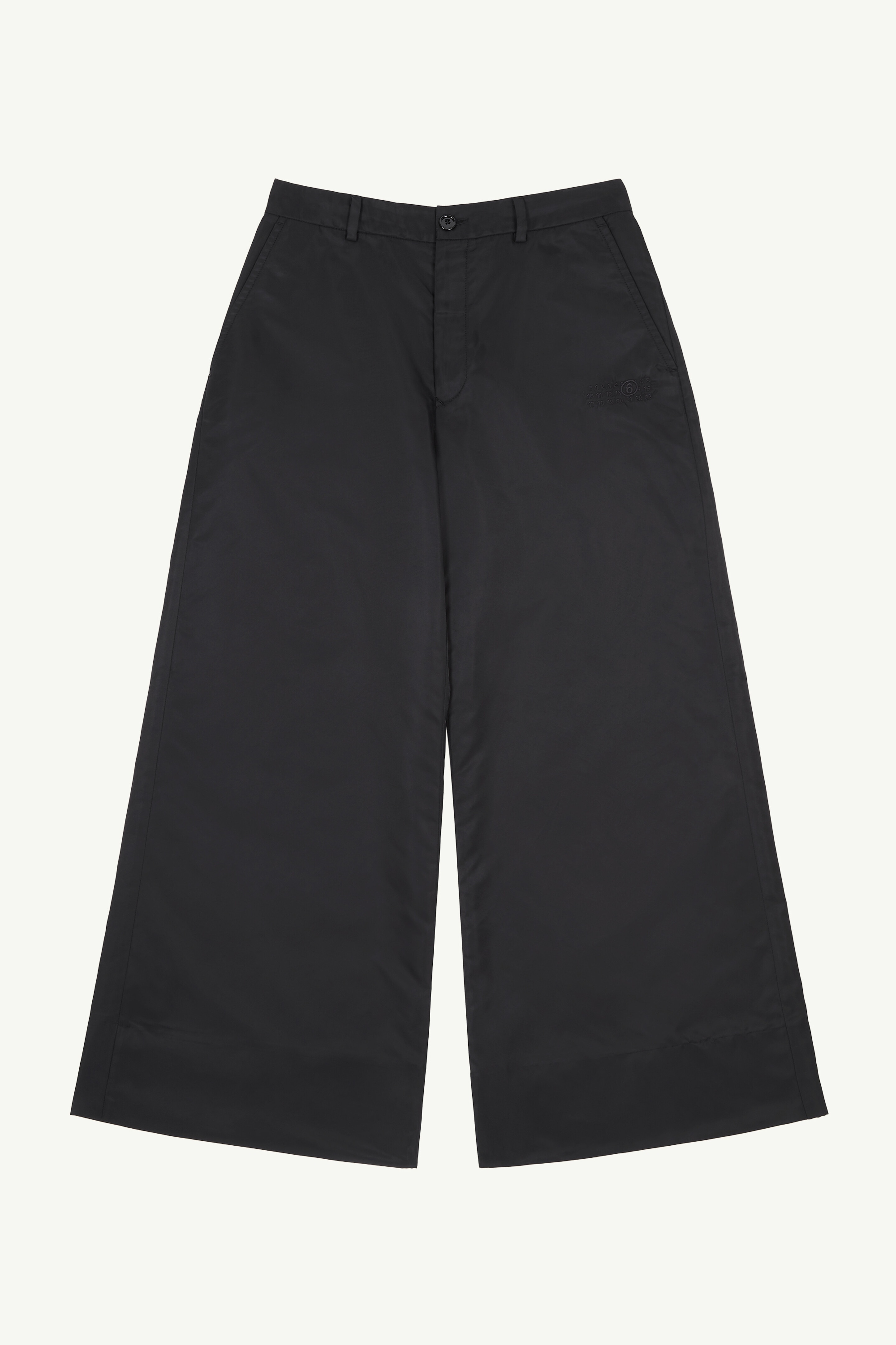Print flared trousers - 1