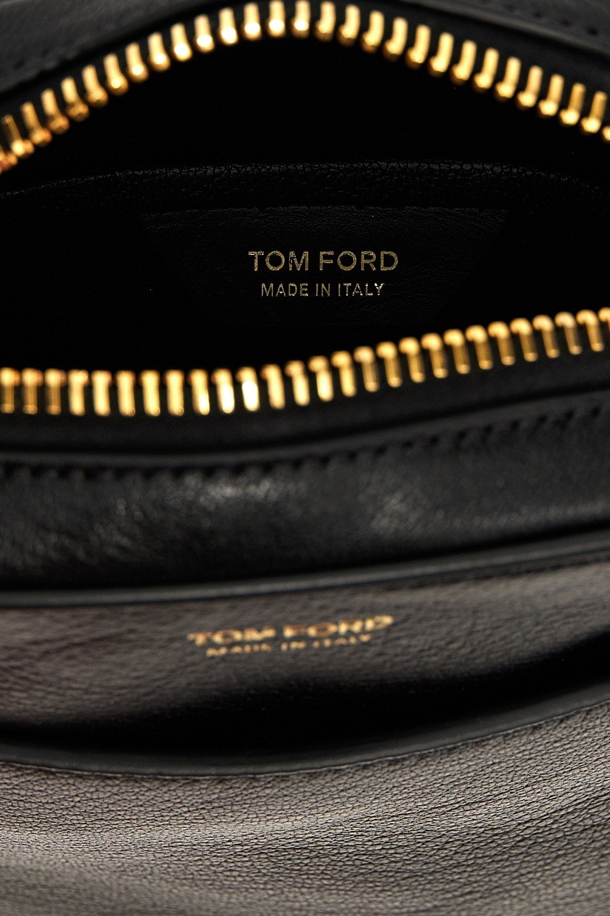 Tom Ford Men Logo Leather Shoulder Strap - 4