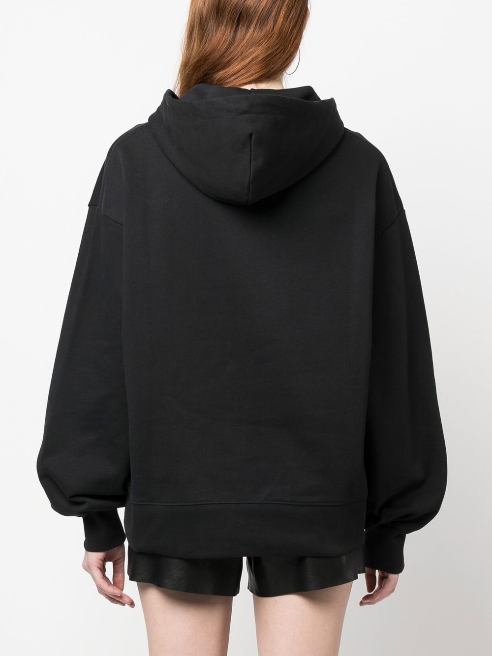 graphic-print cotton hoodie - 4
