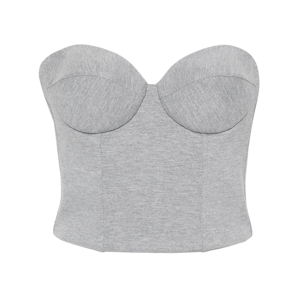 GIUSEPPE DI MORABITO - Giuseppe Di Morabito Grey Tops - Vests & Tank Tops Women - 1