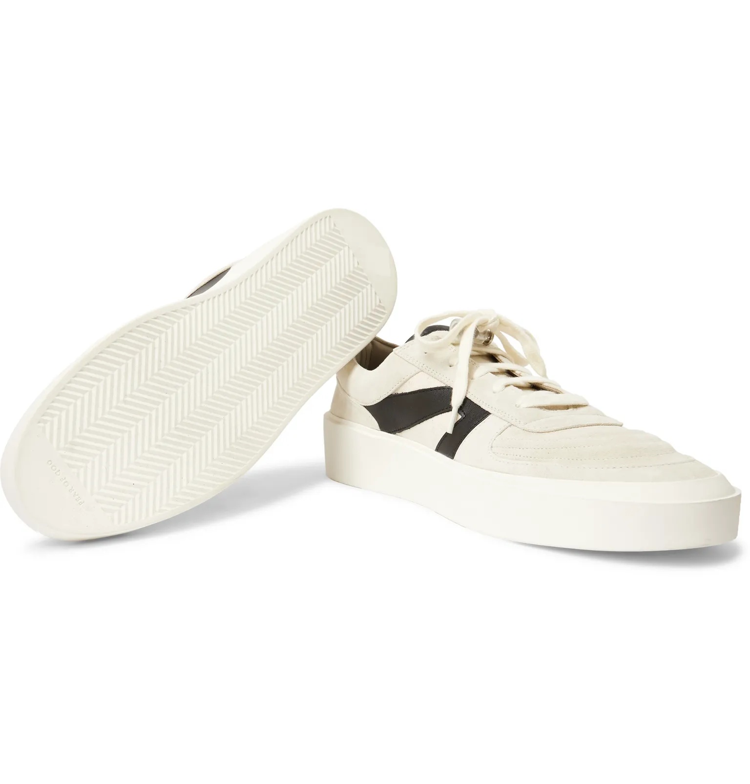 Suede, Leather and Canvas Sneakers - 3