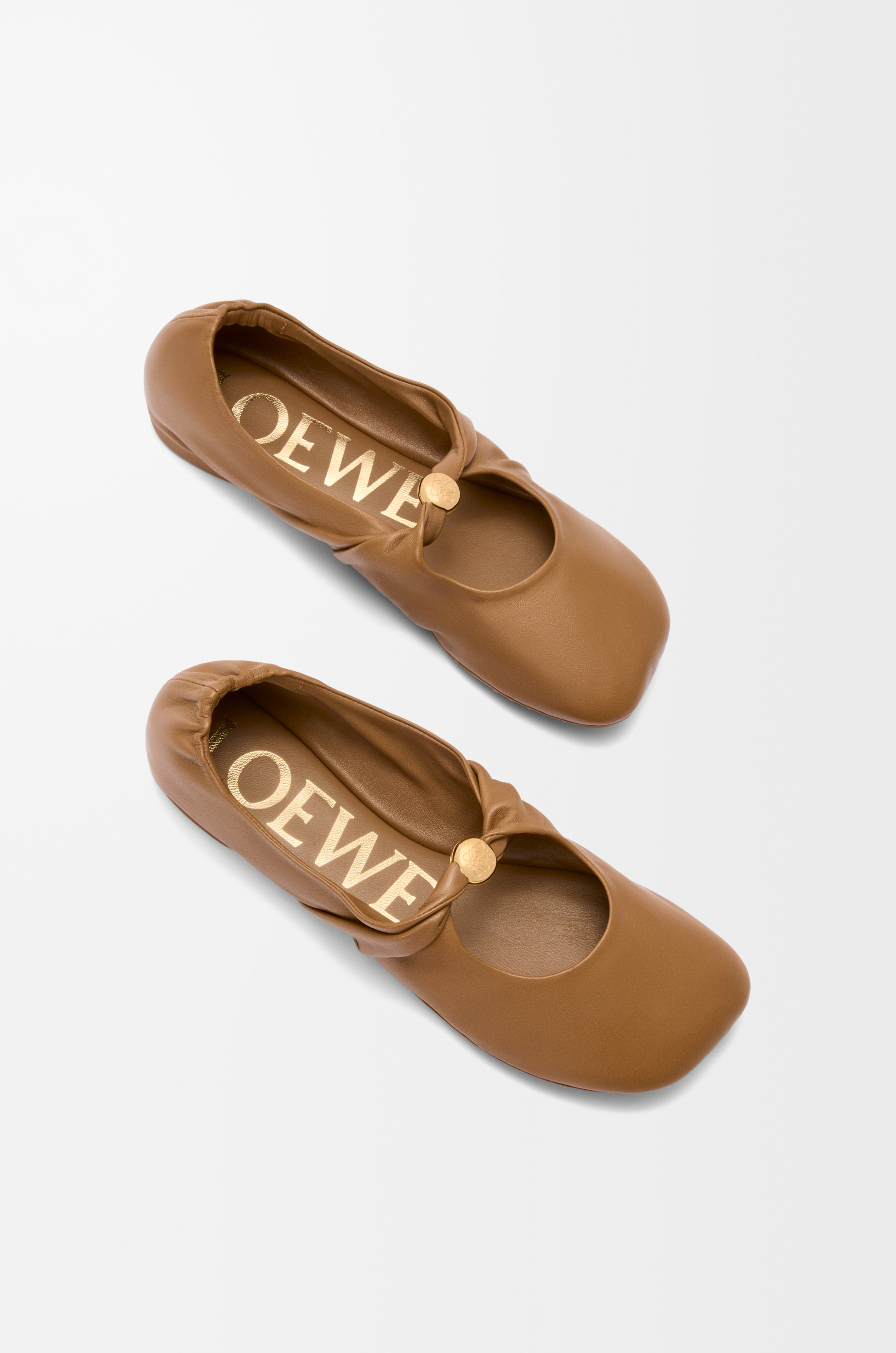 Pebble Soft ballerina in nappa lambskin - 4