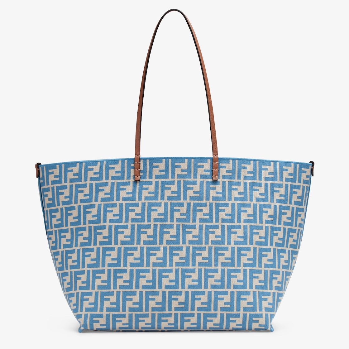 トートバッグ FENDI EMBROIDERED CHENILLE LARGE ROLL SHOPPING BAG Fendi Handbags in Blue | Lyst