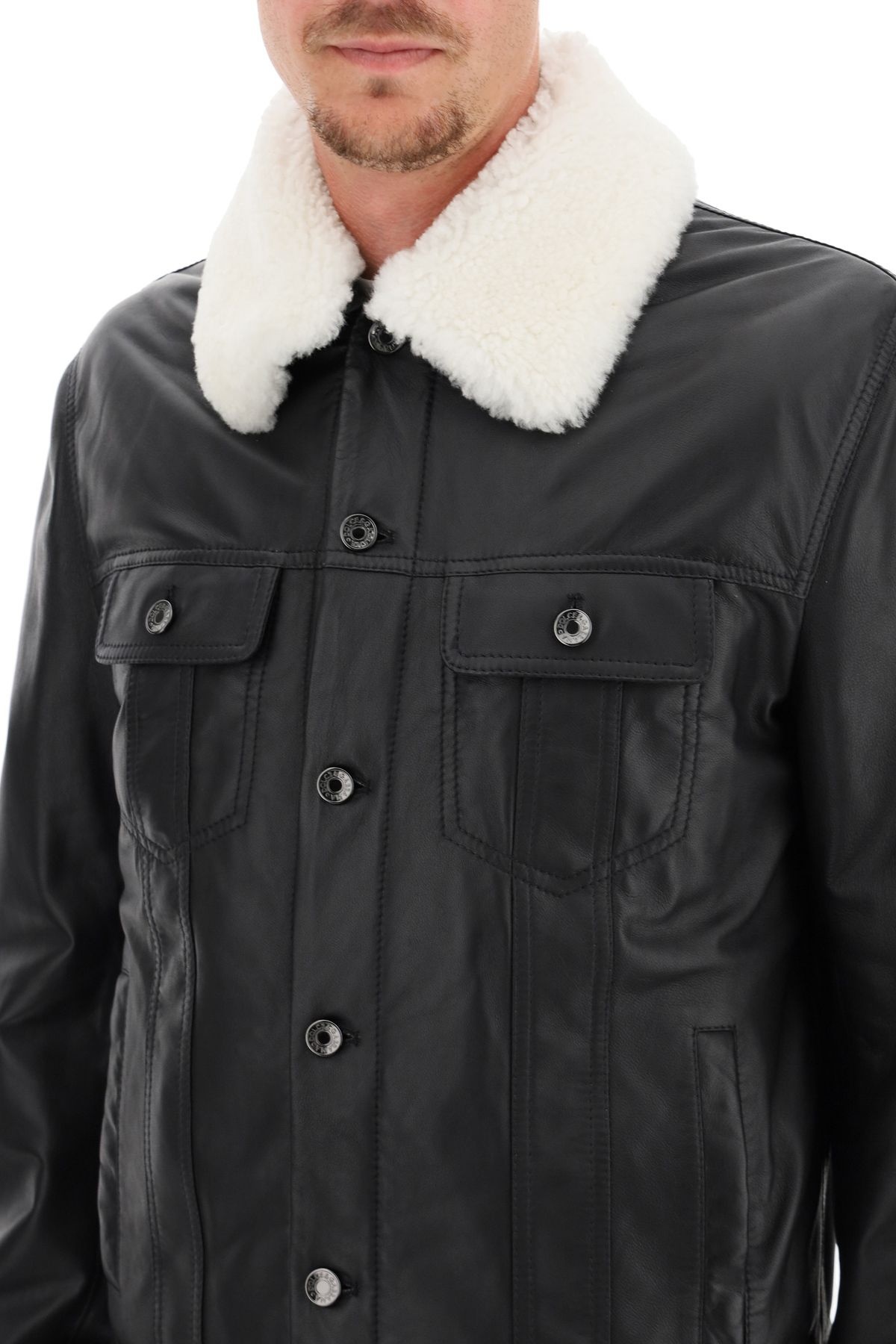 LAMBSKIN AVIATOR JACKET - 5