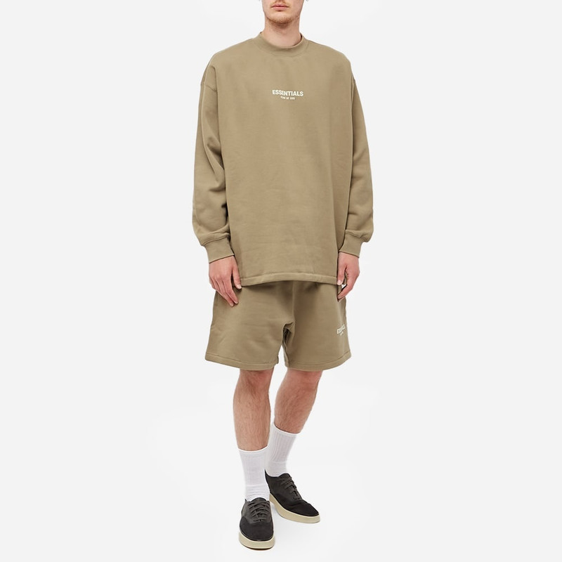 ESSENTIALS Fear of God ESSENTIALS Logo Long Sleeve Fleece Sweat outlook