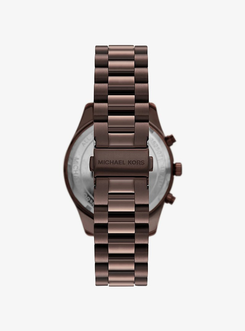 Oversized Lexington Brown-Tone Watch 3