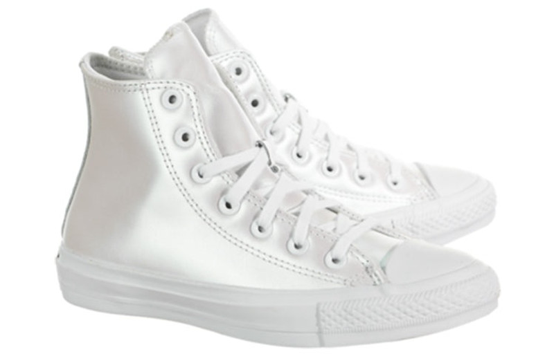Converse (WMNS) Converse Chuck Taylor All Star Iridescent Leather White 566094C outlook