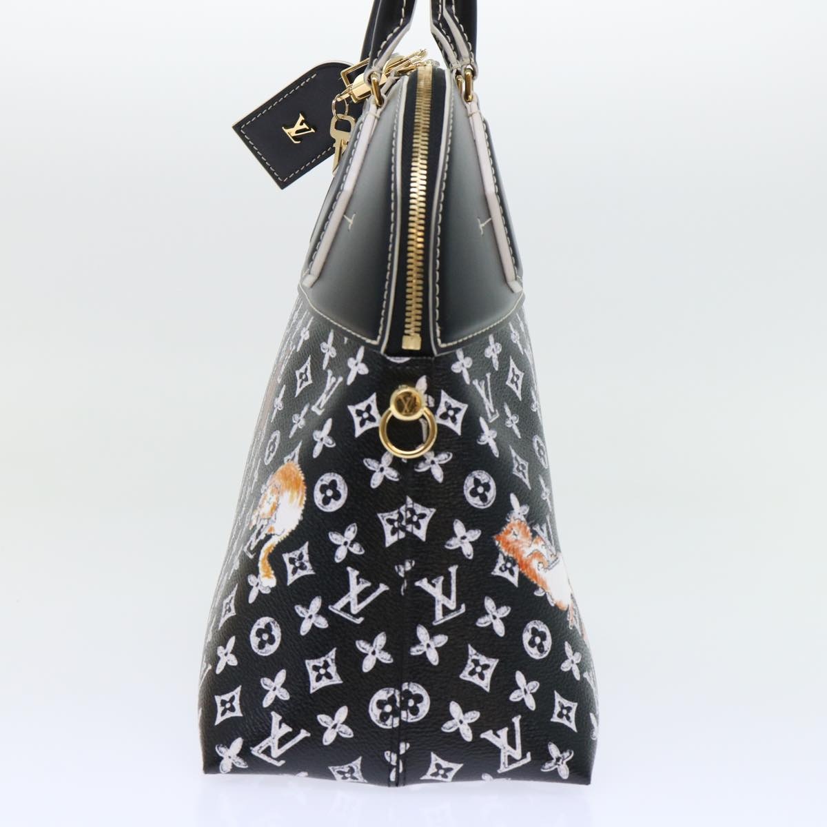 LOUIS VUITTON Catgram Alma Souple Hand Bag Black M44403 - 3