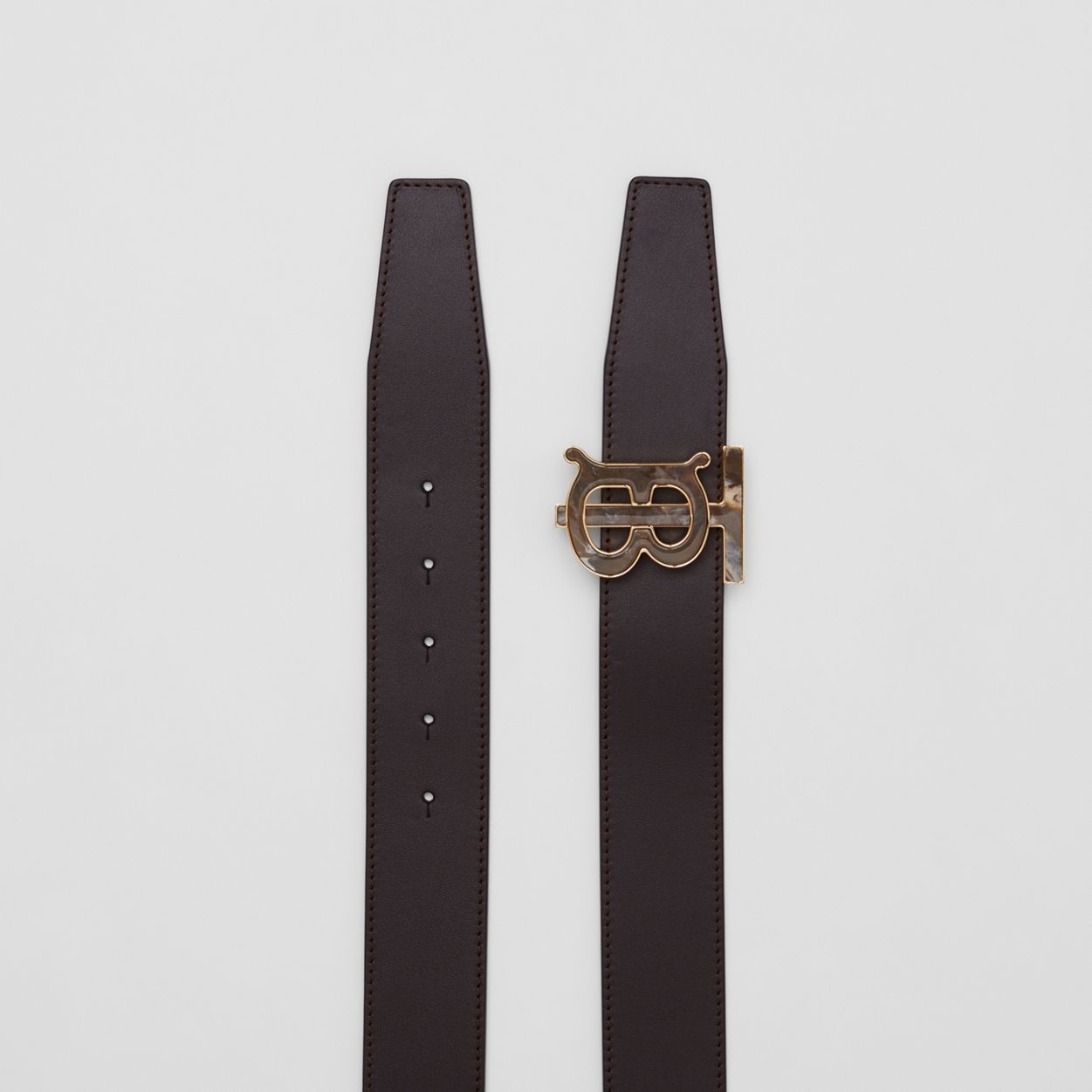 Reversible Monogram Motif Leather Belt - 6