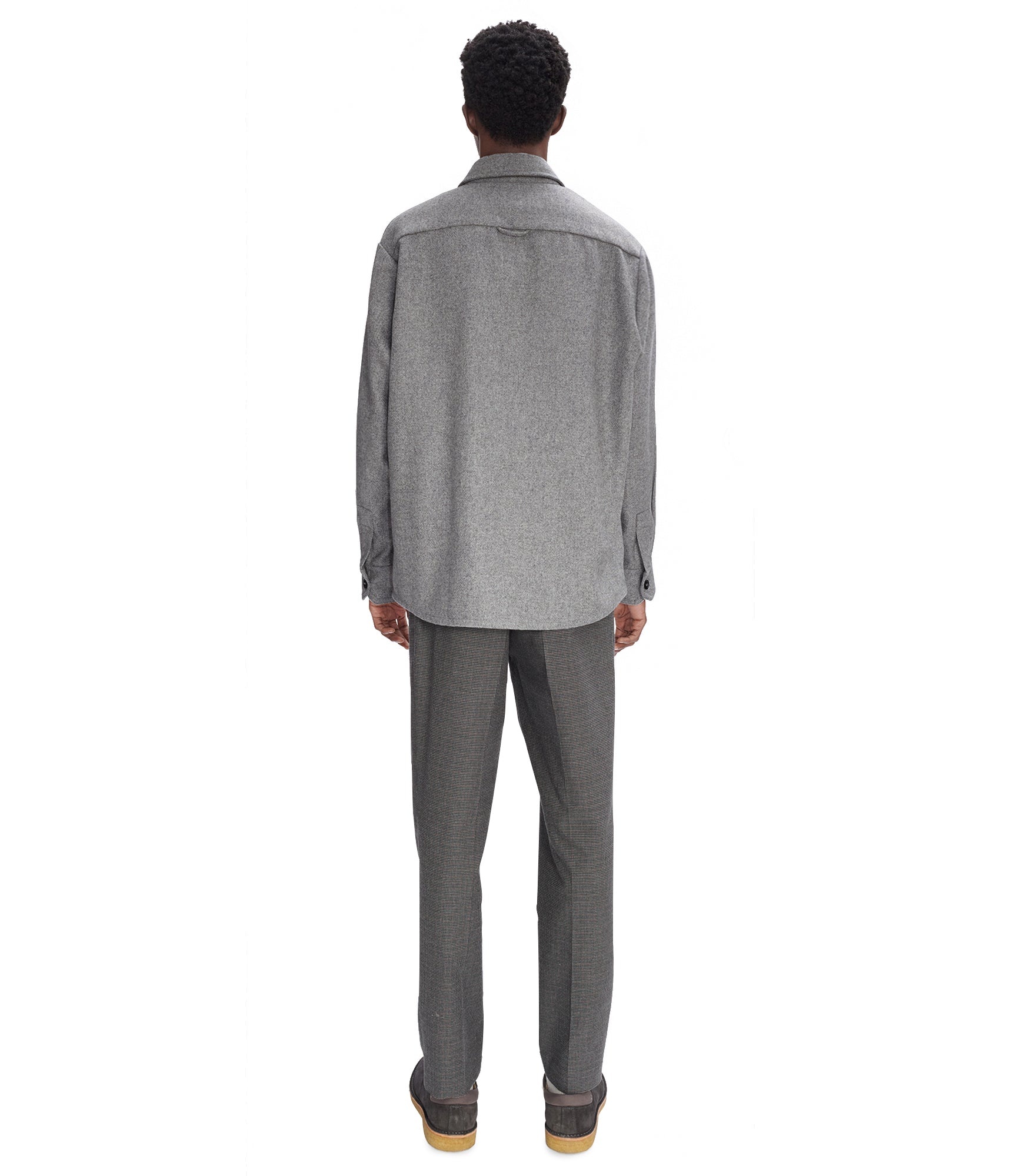 BASILE BRODÉE POITRINE OVERSHIRT - 4