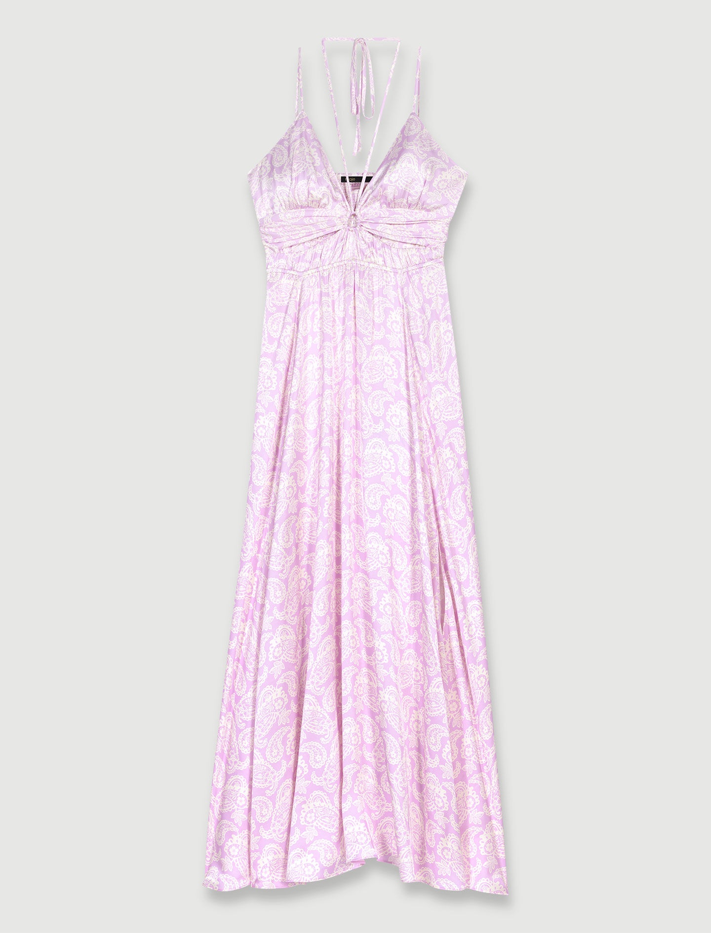 Openwork patterned maxi dress - 1