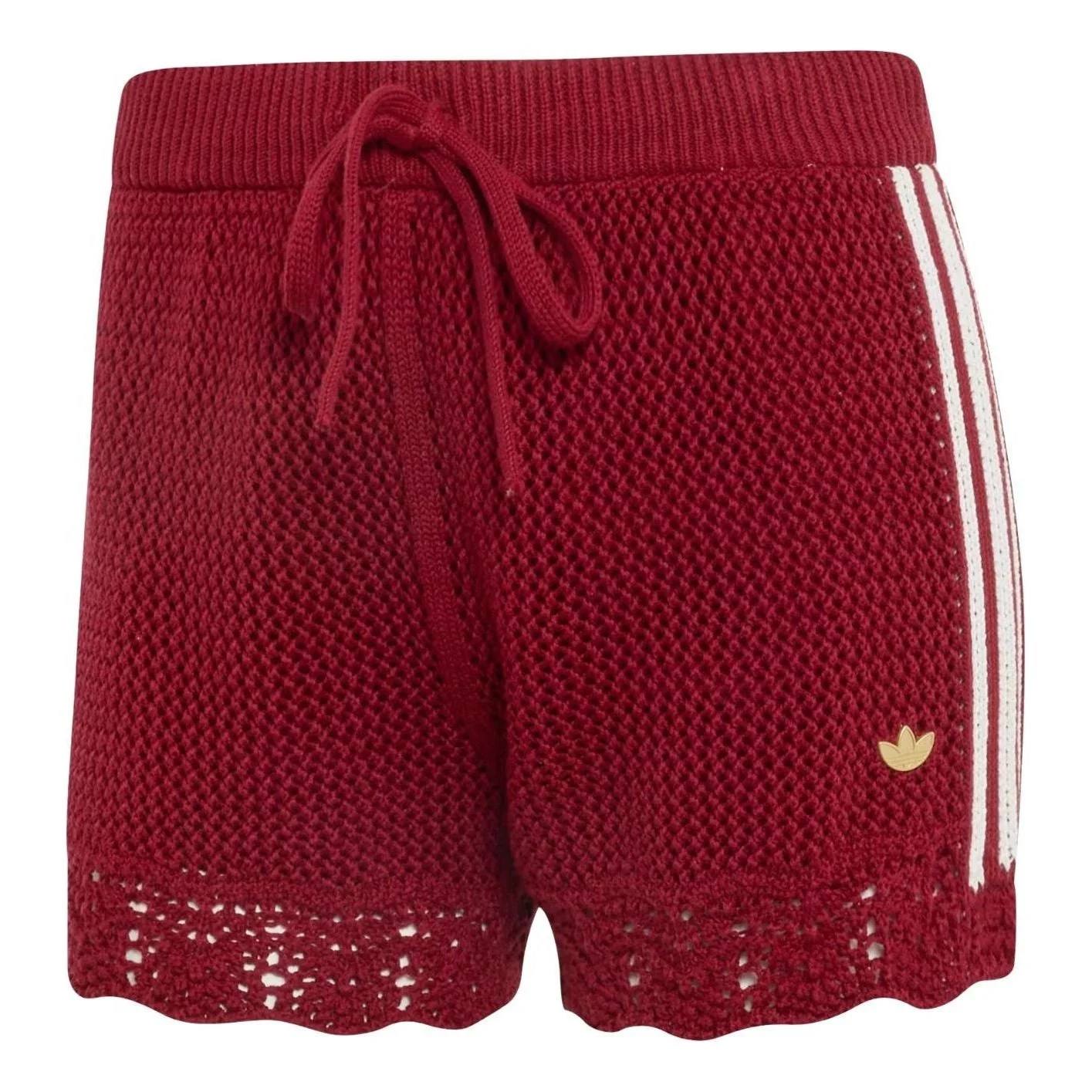 (WMNS) adidas Resort S Shorts Asia Sizing 'Collegiate Burgundy' KX0724 - 1