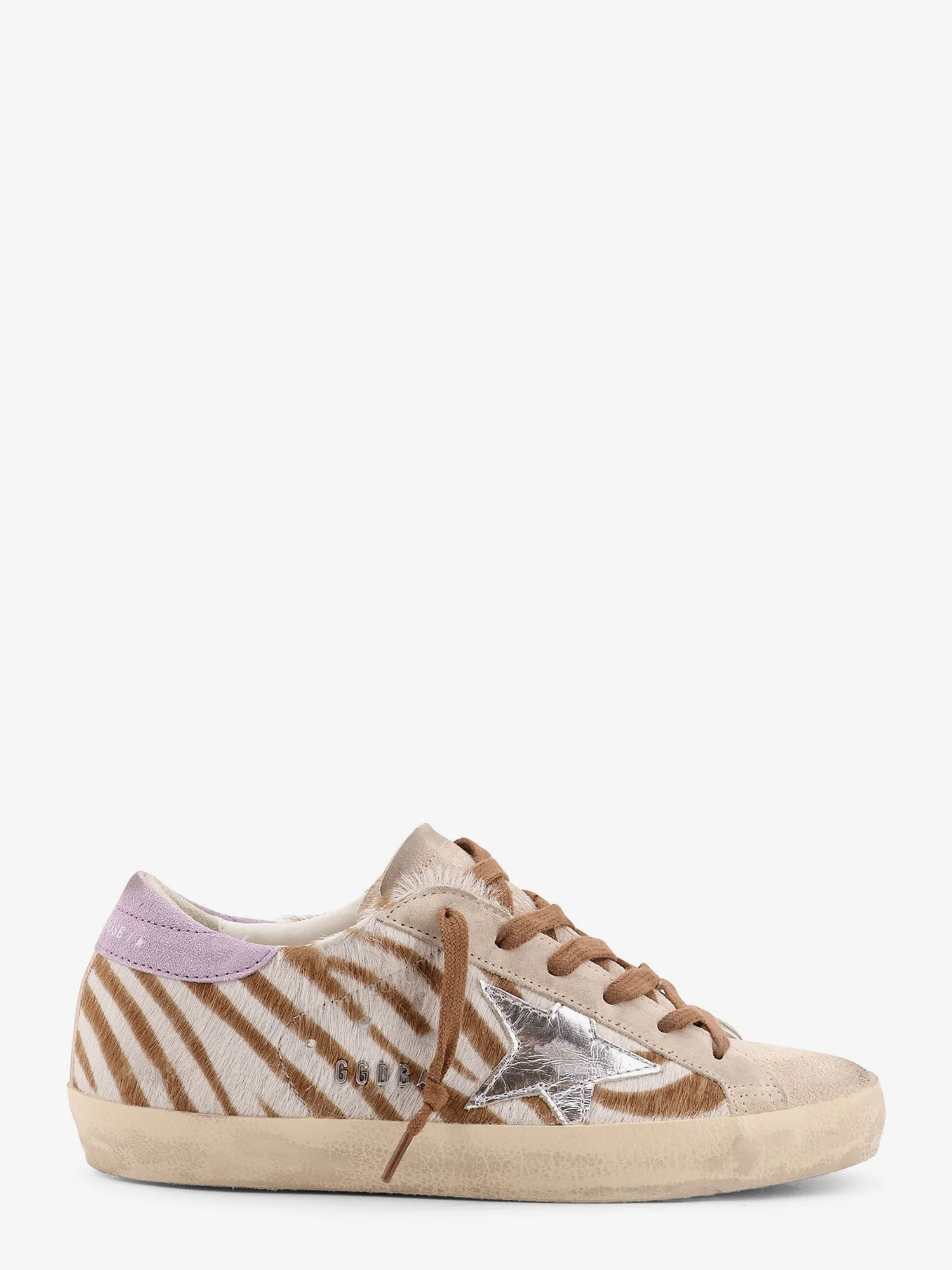 Golden Goose Deluxe Brand Super-Star Classic With List Low-Top Printed Pony Skin Sneakers - 1