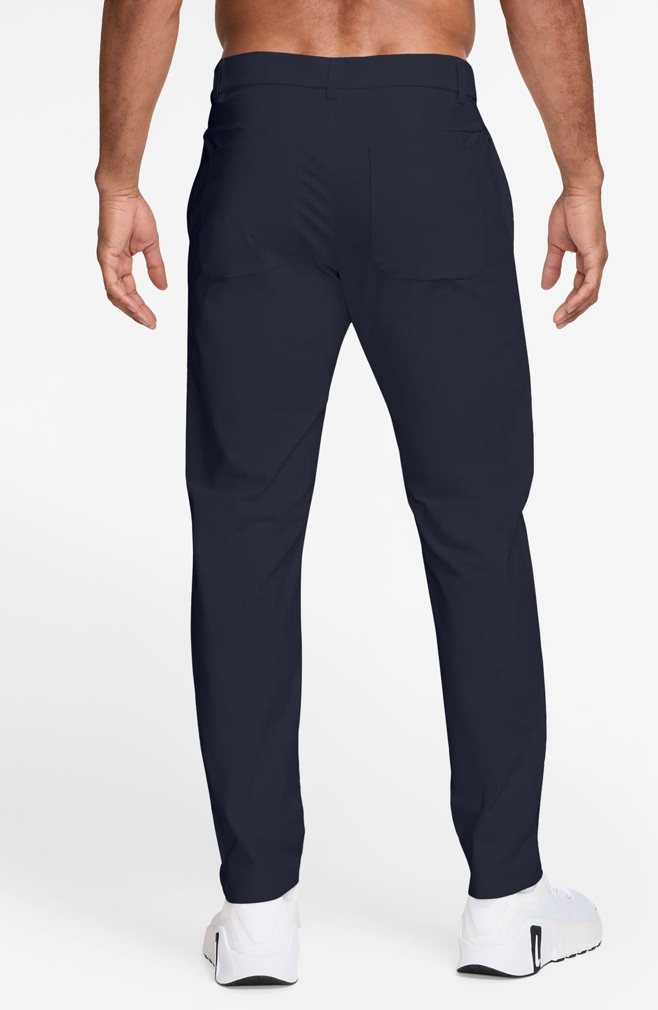 Nike Dri-FIT ETC Slim Fit Flat Front Pants in Obsidian at Nordstrom - 2