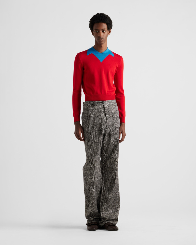 Prada Wool polo shirt outlook