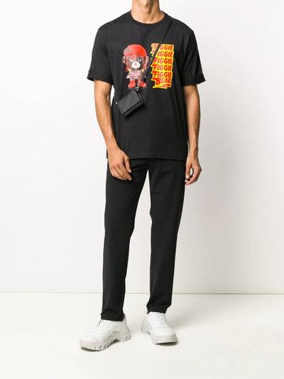 Neil Barrett Ziggie bear print cotton T-shirt outlook