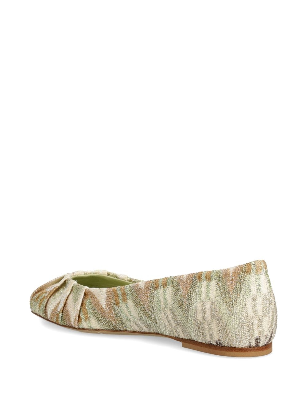 pleated-front ballerinas - 3