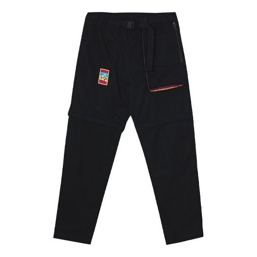 adidas originals Snow Mountain Series Retro Casual Sports Long Pants Black GV0932 - 1