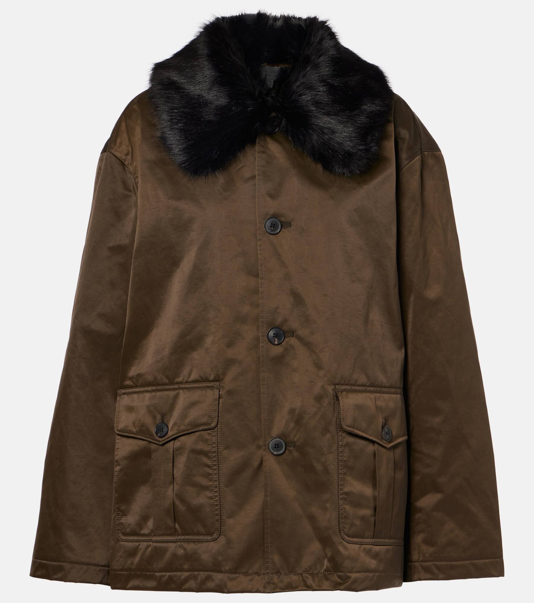Blaise faux fur-trimmed parka - 1