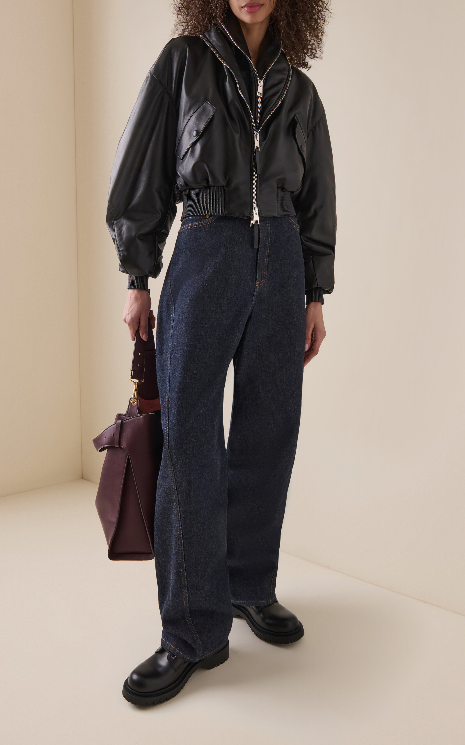Cocoon High-Rise Wide Leg Jeans black - 2