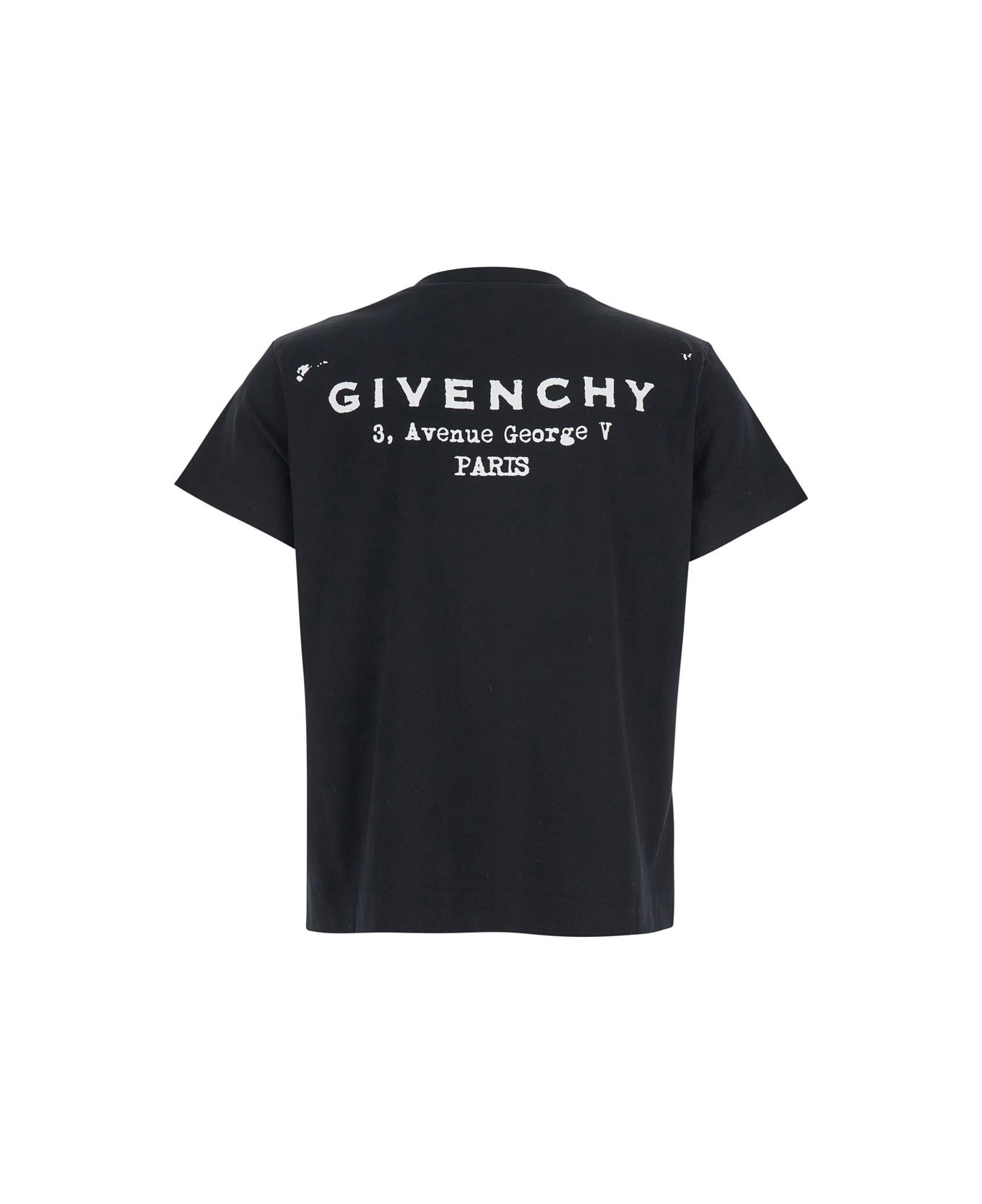 Black Cotton T-shirt - 2