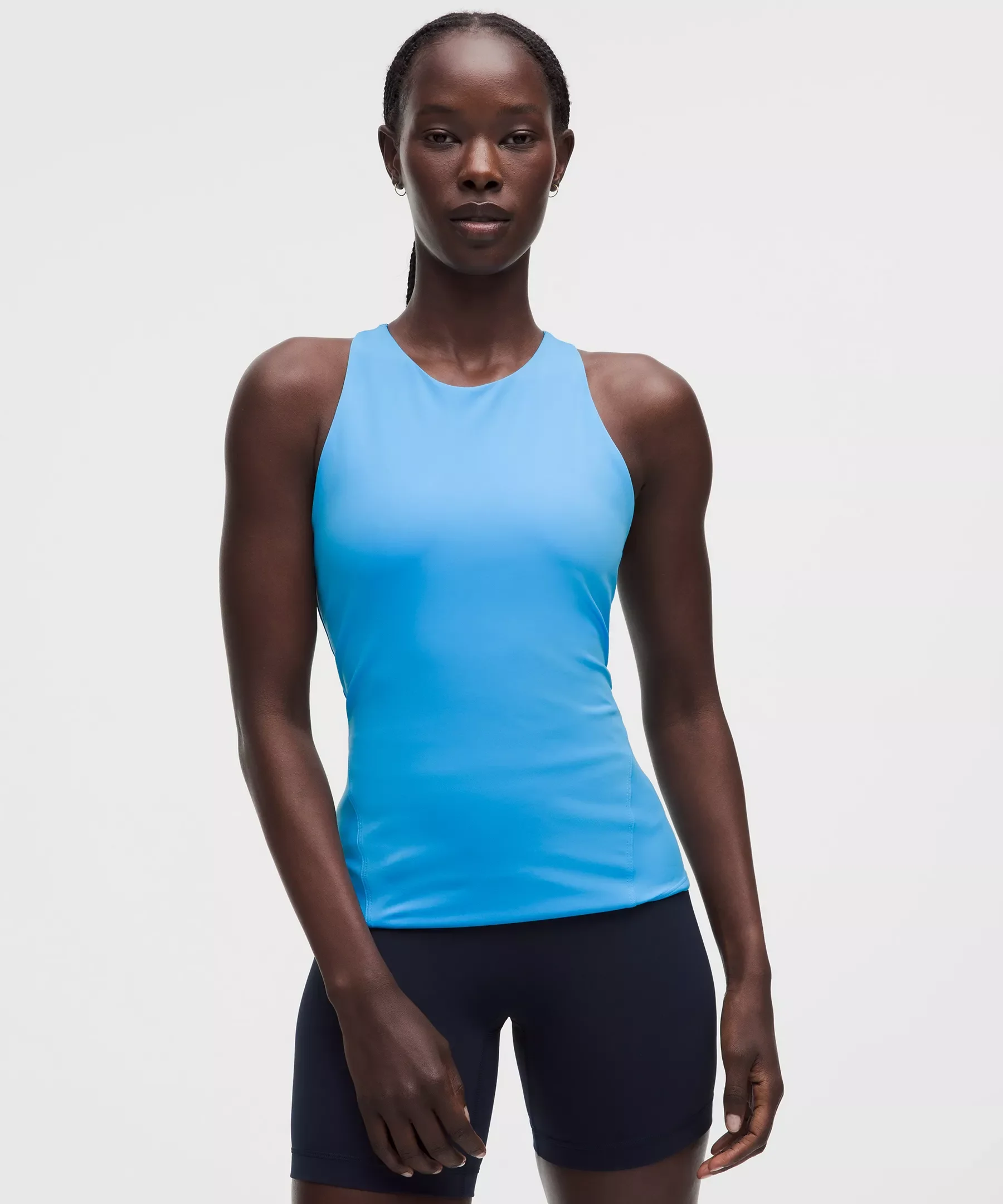 Racerback High-Neck Tennis Tank Top *B/C Cup - 1