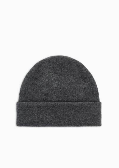 GIORGIO ARMANI Cashmere beanie with cuff outlook