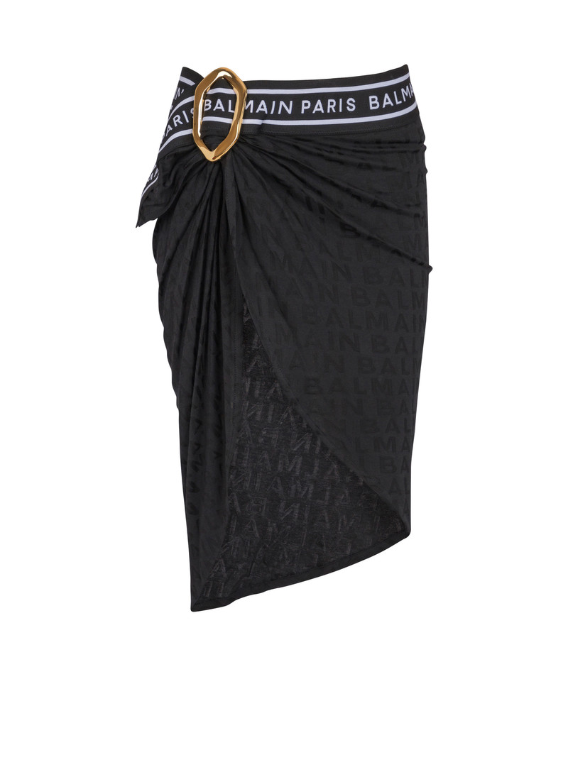 Logo belted sarong 1