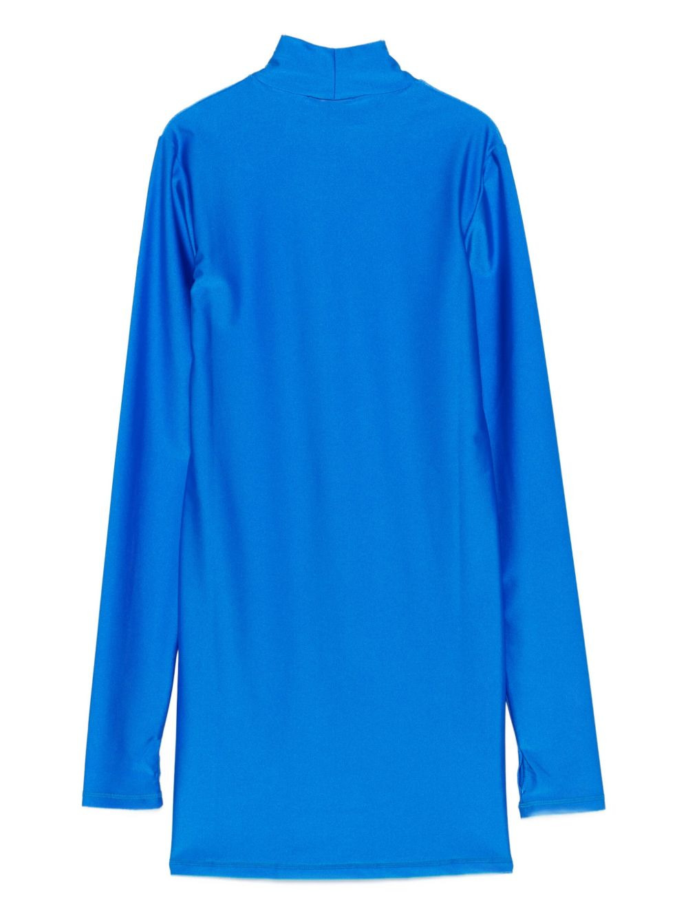 high-neck mini dress - 2