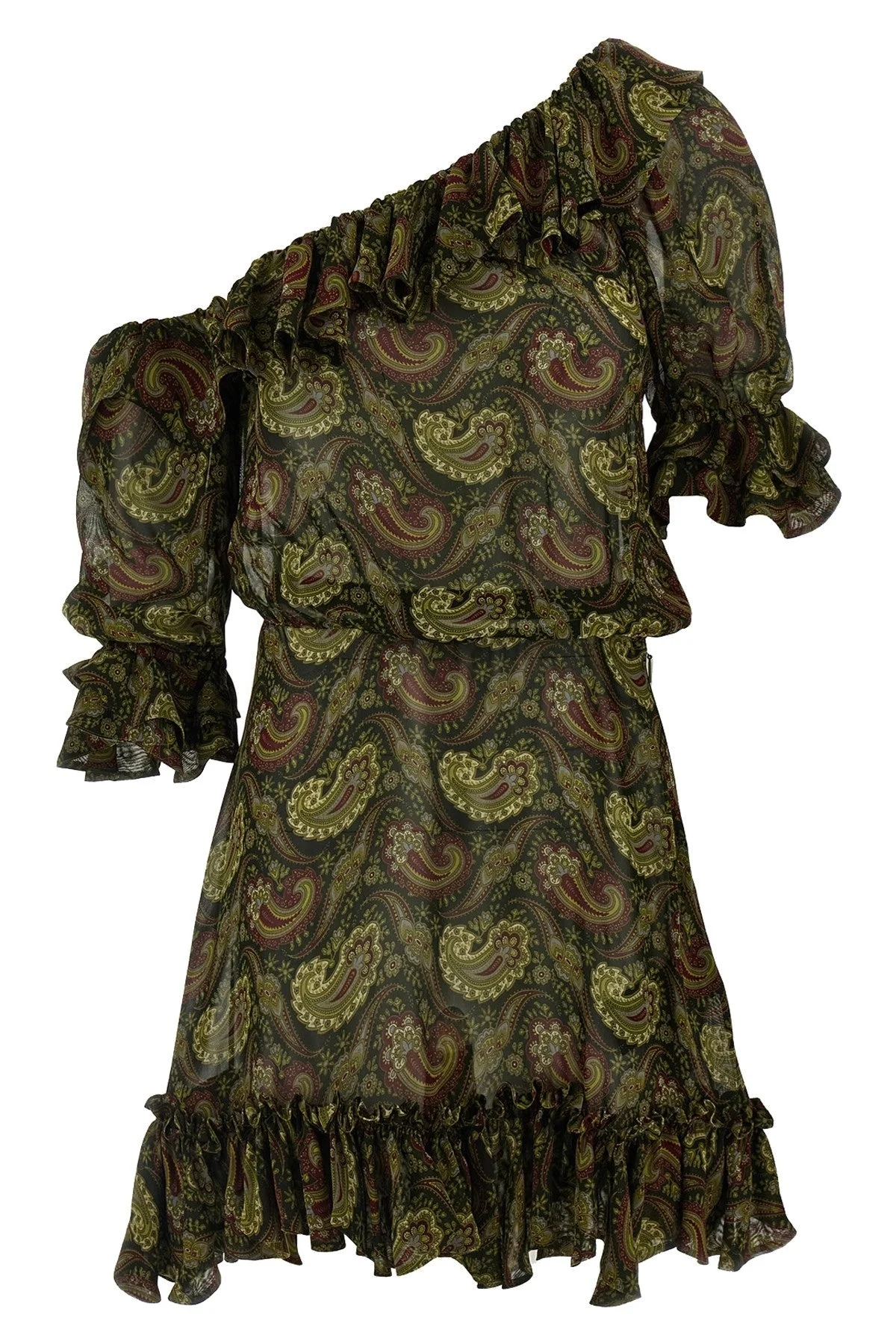 Saint Laurent Women Paisley Dress - 1