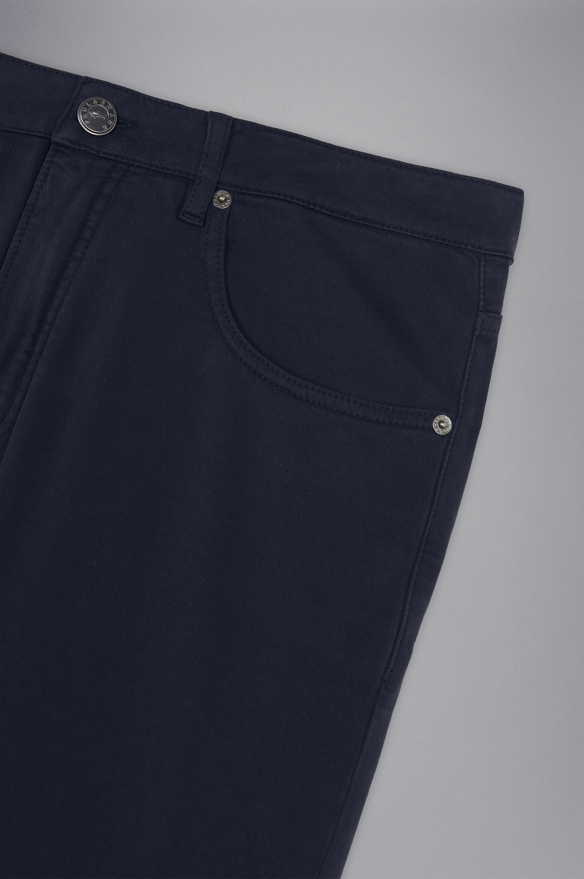STRETCH COTTON 5 POCKETS TROUSERS - 5