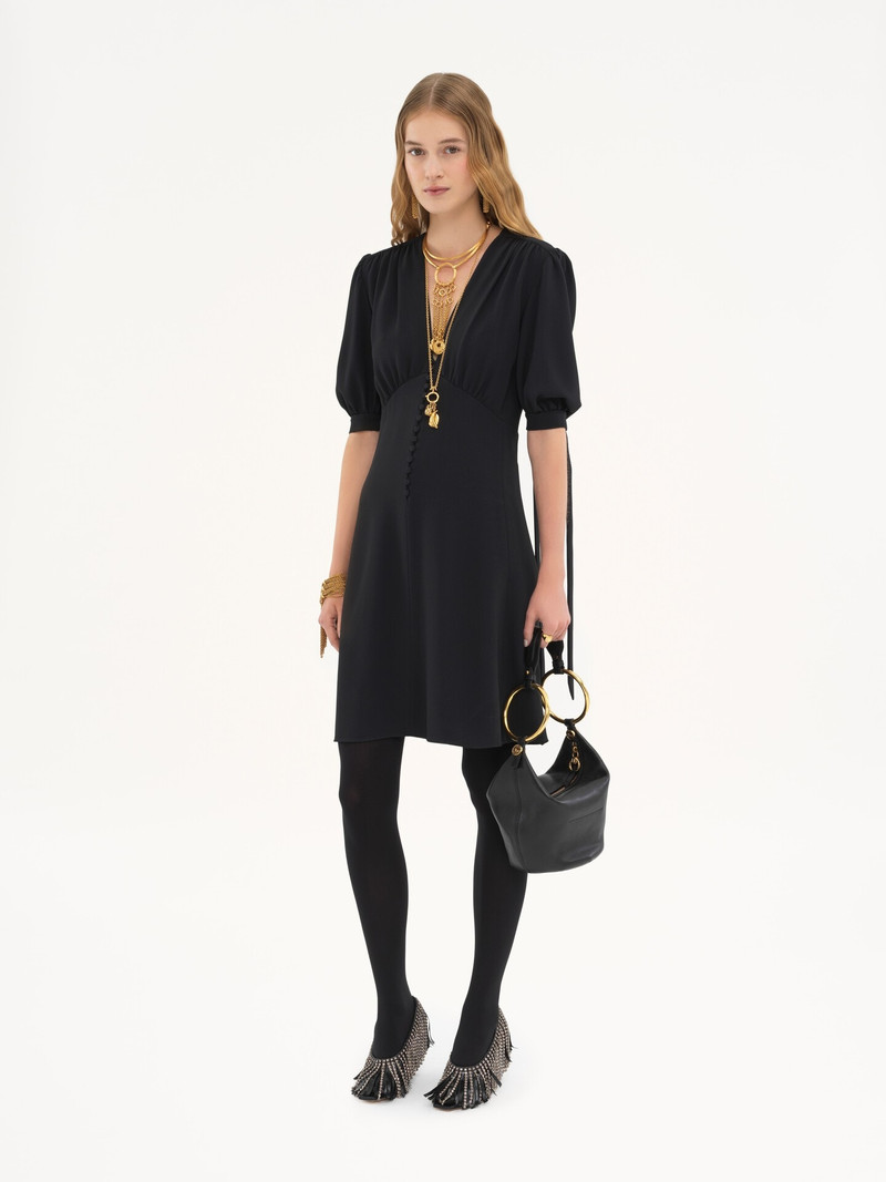 Chloé A-LINE DRESS IN CRÊPE outlook