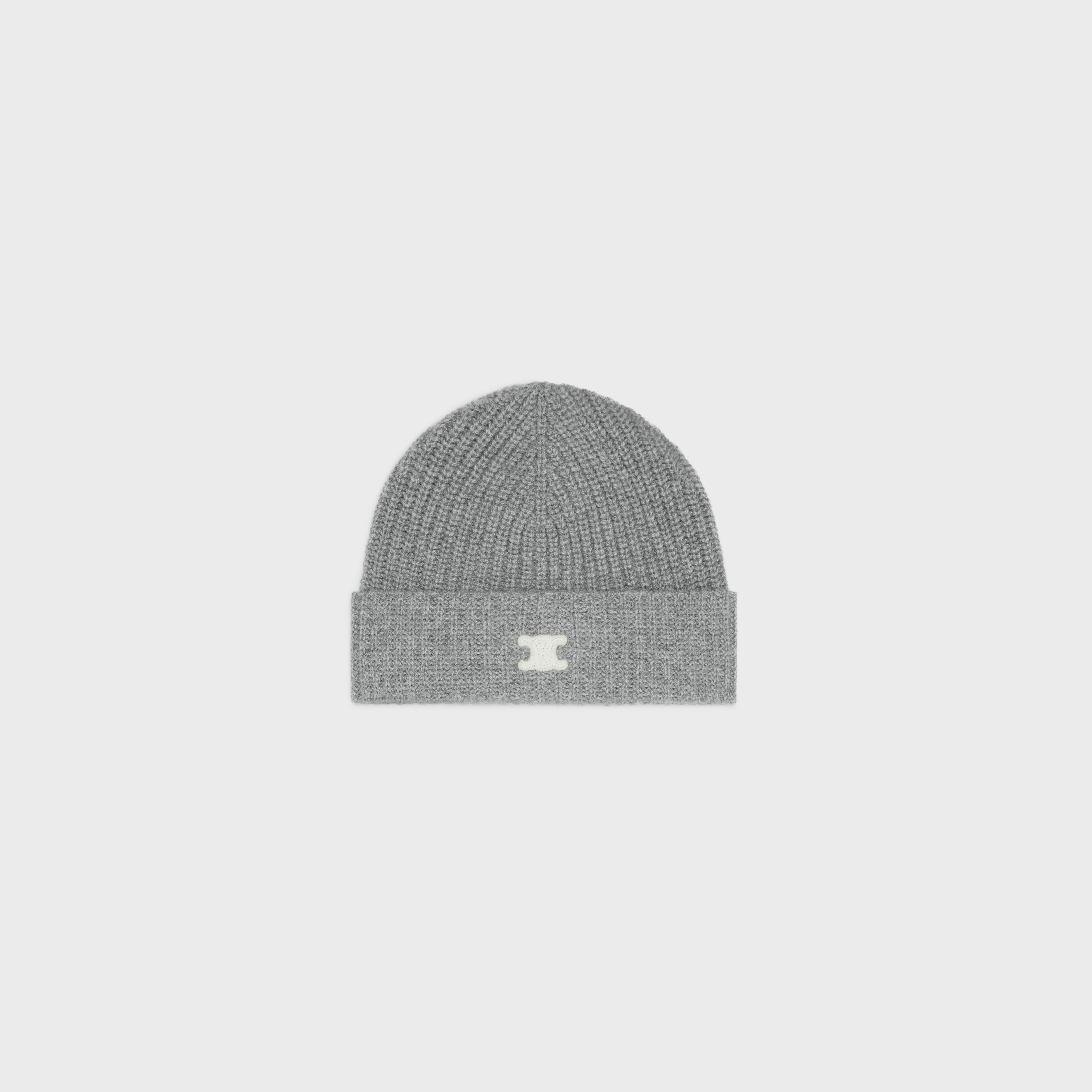 triomphe beanie in heritage cashmere - 1
