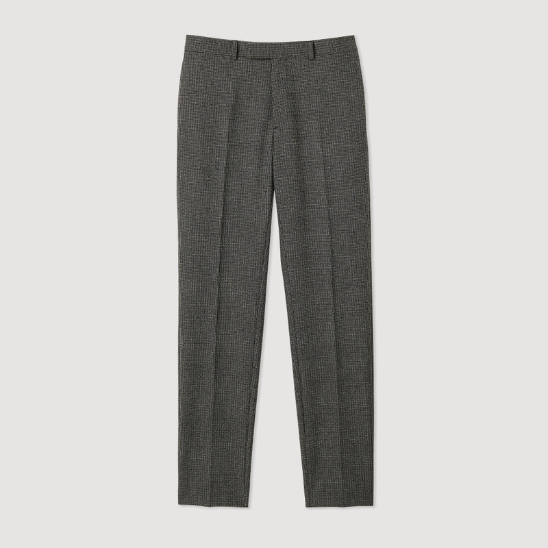 Virgin wool suit trousers 1